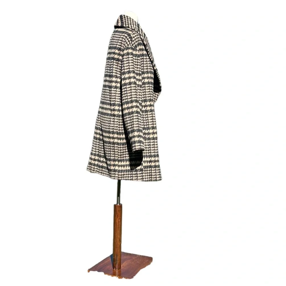 Avec Les Filles Wool Blend Oversized Pea Coat Size Medium - Picture 4 of 11